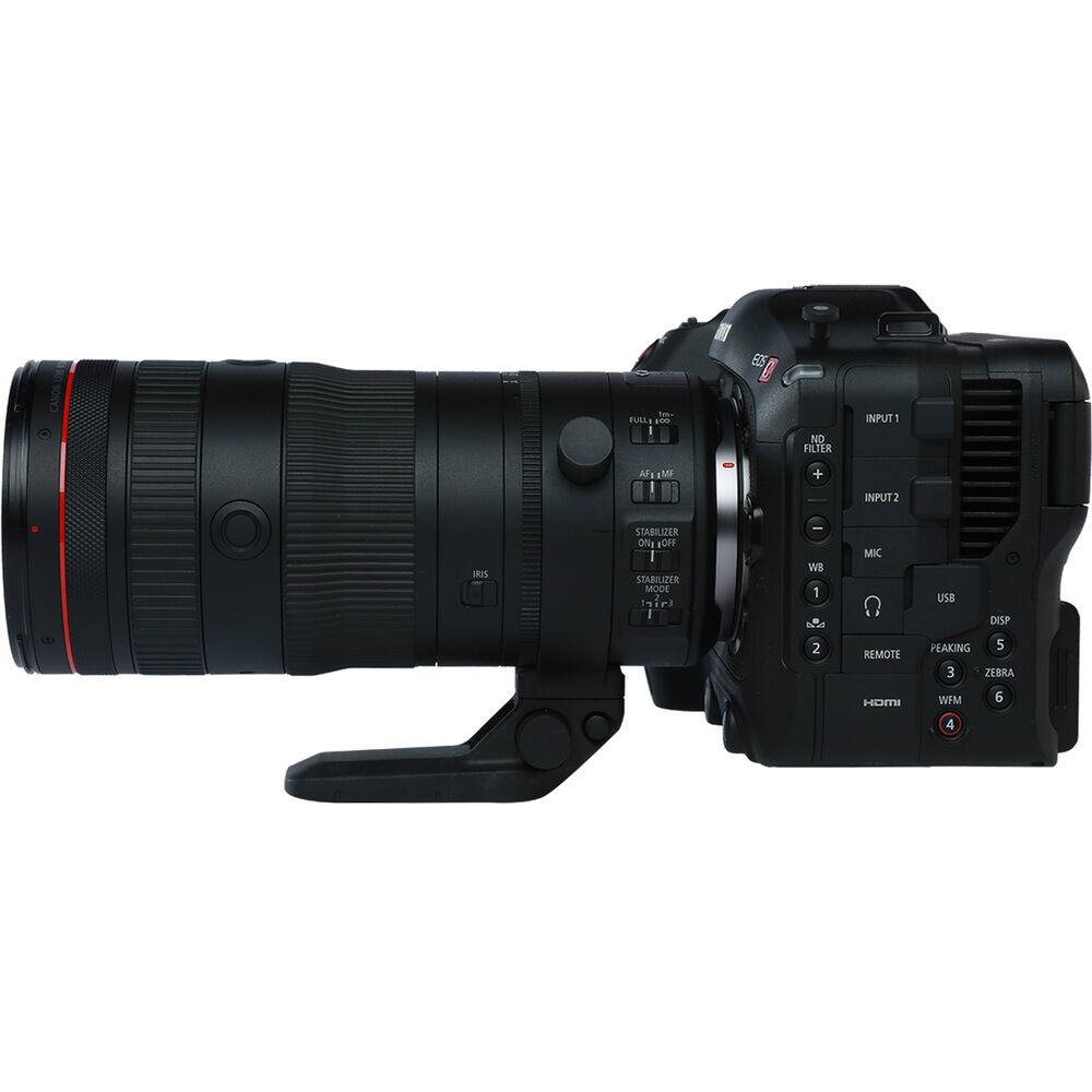 6 "I na . INPUT - ND FILTER Jy MF + INPUT2 IS STABILIZER MODE niP) / - WB 1 MIC US8 DISP 2 REMOTE PEAKING 5 3 ZEBRA HOMI WFM 6 4