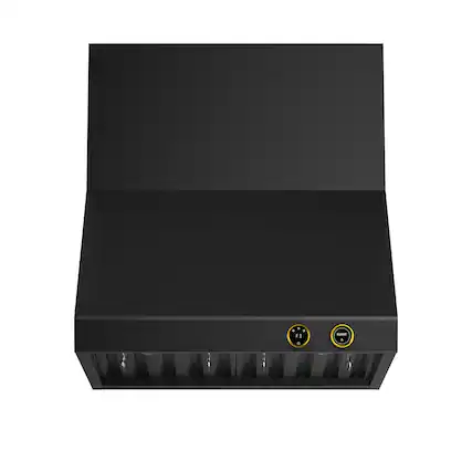 Front. Kucht - 30" Wall Mount Range Hood 900 CFM – Gemstone + Digital Controls - Gemstone™.