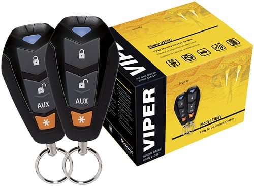 Viper - 1 Way Security System with Keyless Entry - Larger Front