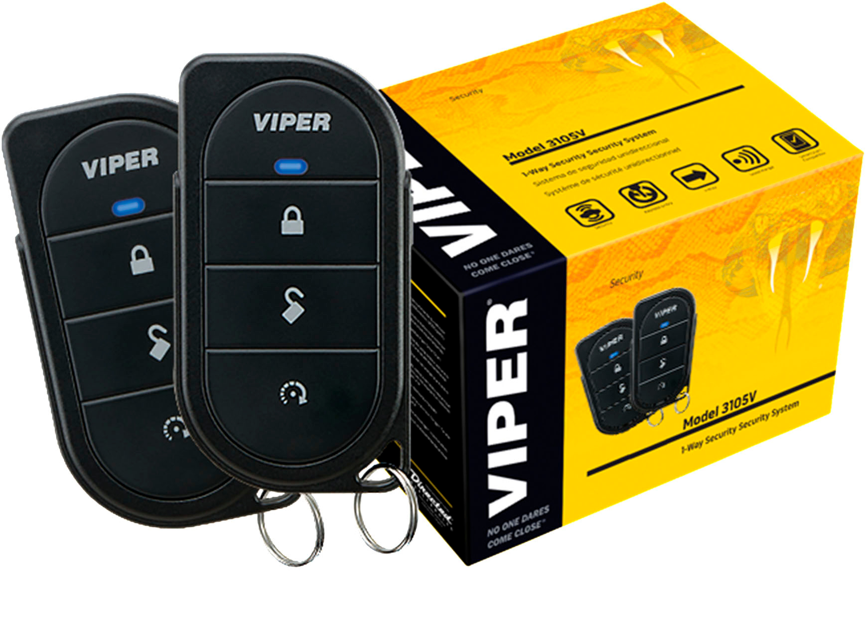 Viper - 1 Way Security System with Keyless Entry