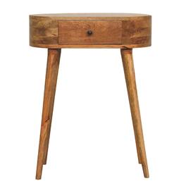 Artisan Furniture - Solid Wood Mini Albion Oak-ish Console - Beige