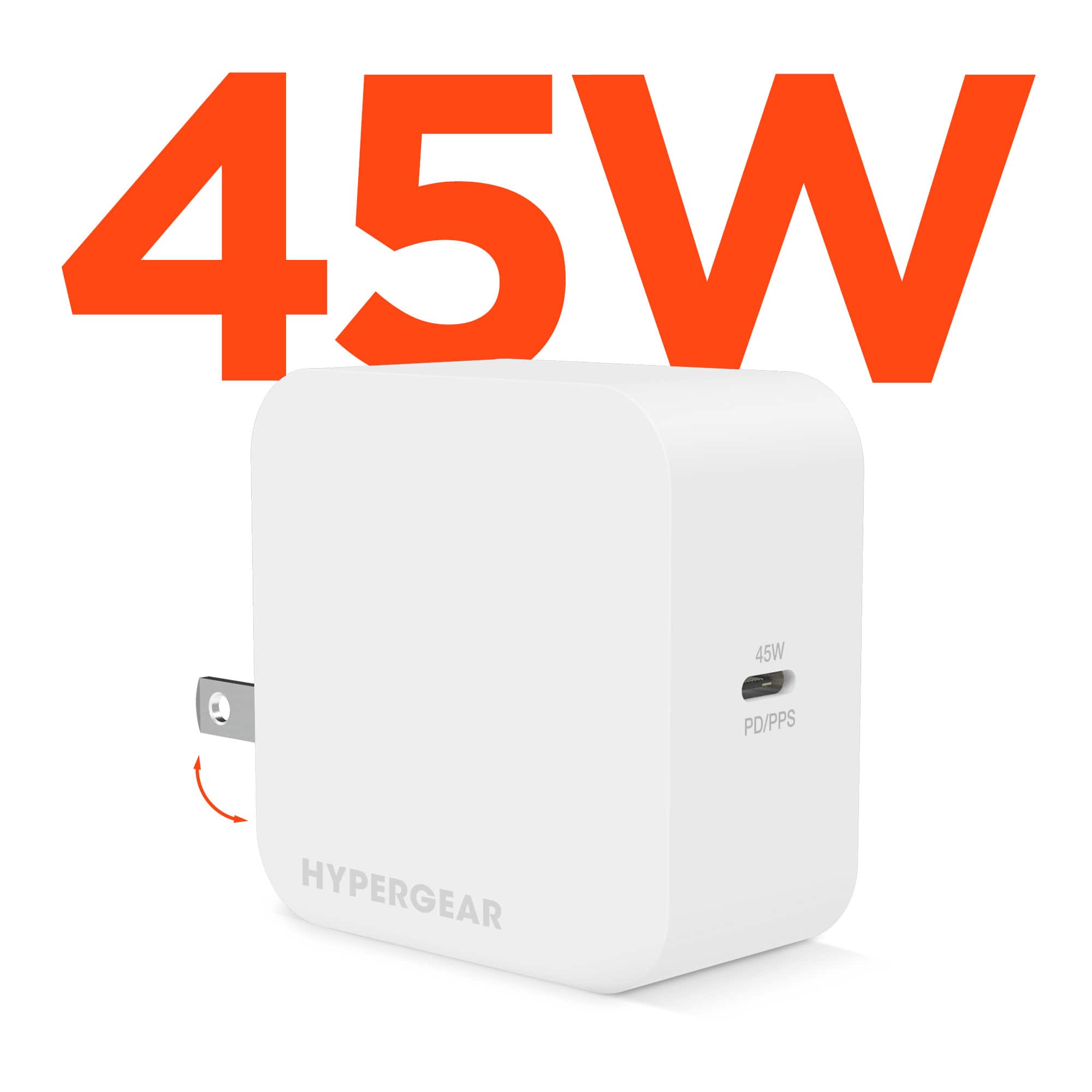 HyperGear - PD45W USB-C Wall Charger - White