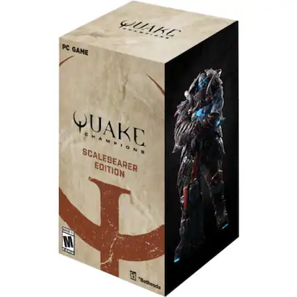 PC GAME
QUAKE
CHAMPIONS
SCALEBEARER EDITION
M
Bethesda - M (Mature 17+)