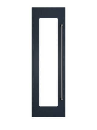 Front. Viking - 24"W. Door Panel for Viking Veil FDWCIC7240L Left Hinge Wine Models - Slate Blue - Slate Blue.