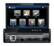 Front. Power Acoustik - Car DVD Player - 7" Touchscreen LCD - 68 W RMS - Single DIN - Black.