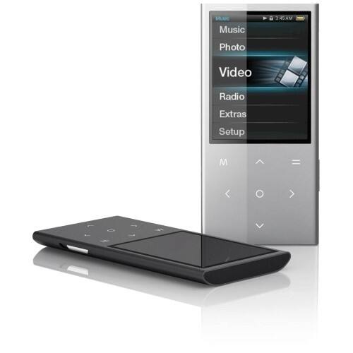 Front Standard. Coby - 16 GB Flash Portable Media Player - Black.