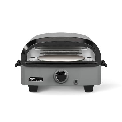 Front. TYTUS Grills - Emberwood Portable Gas Pizza Oven - gray.