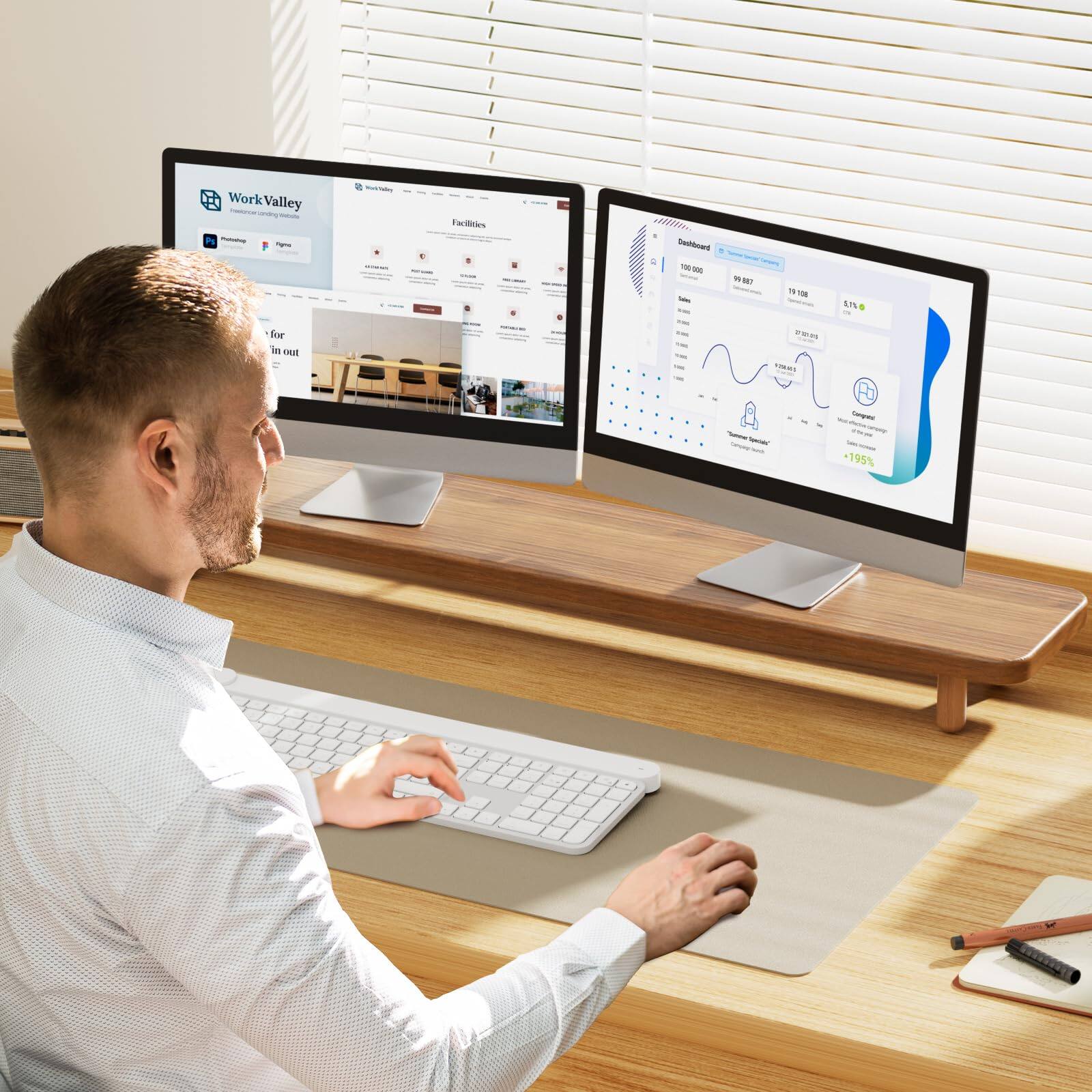 Work Valley - Platform for coworking spaces  
Facilities  
Dashboard  
100 000  
Sales  
$9 887  
19 108  
5.1%  
+195%