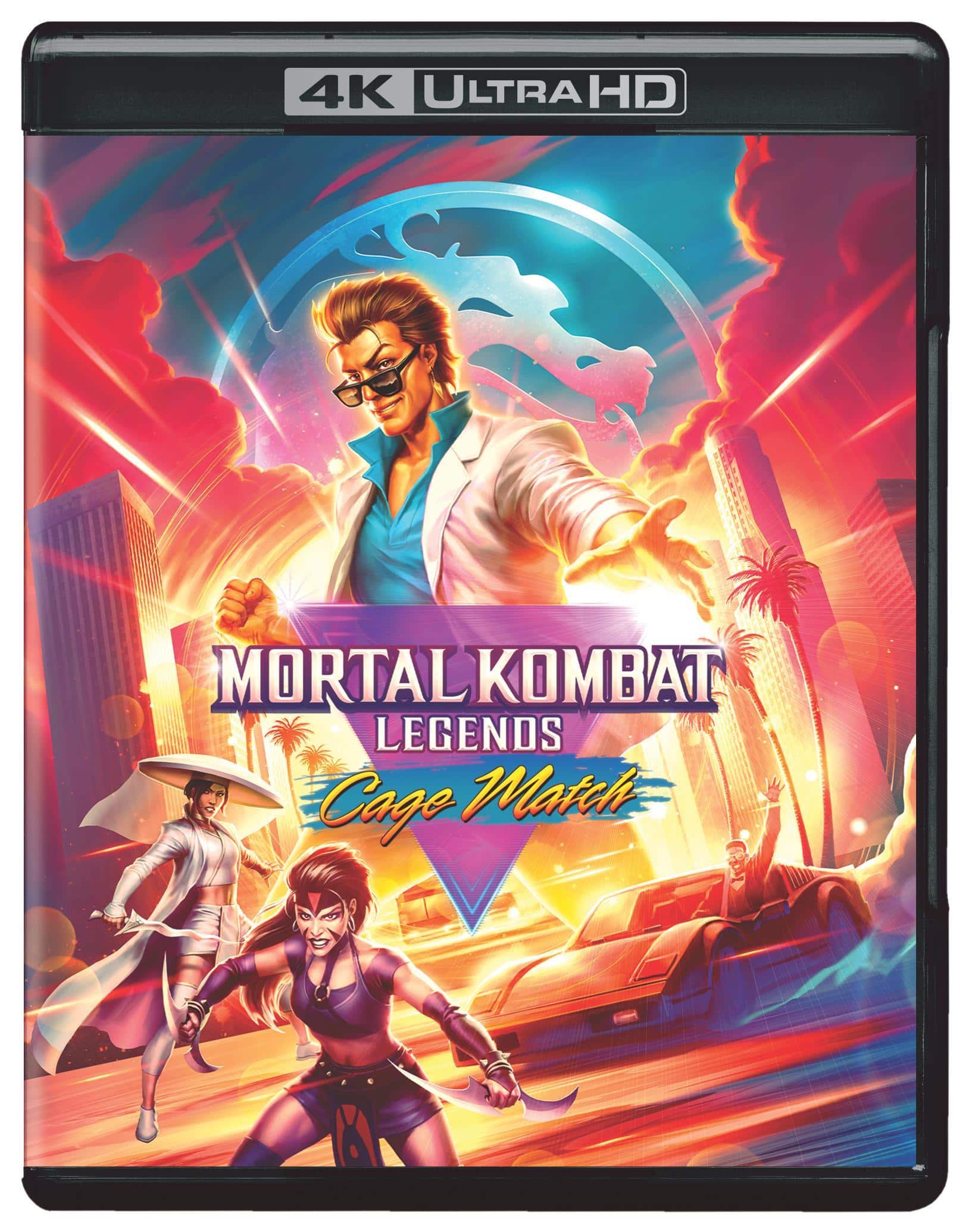 Front. Mortal Kombat Legends: Cage Match   - 4K Blu-Ray.