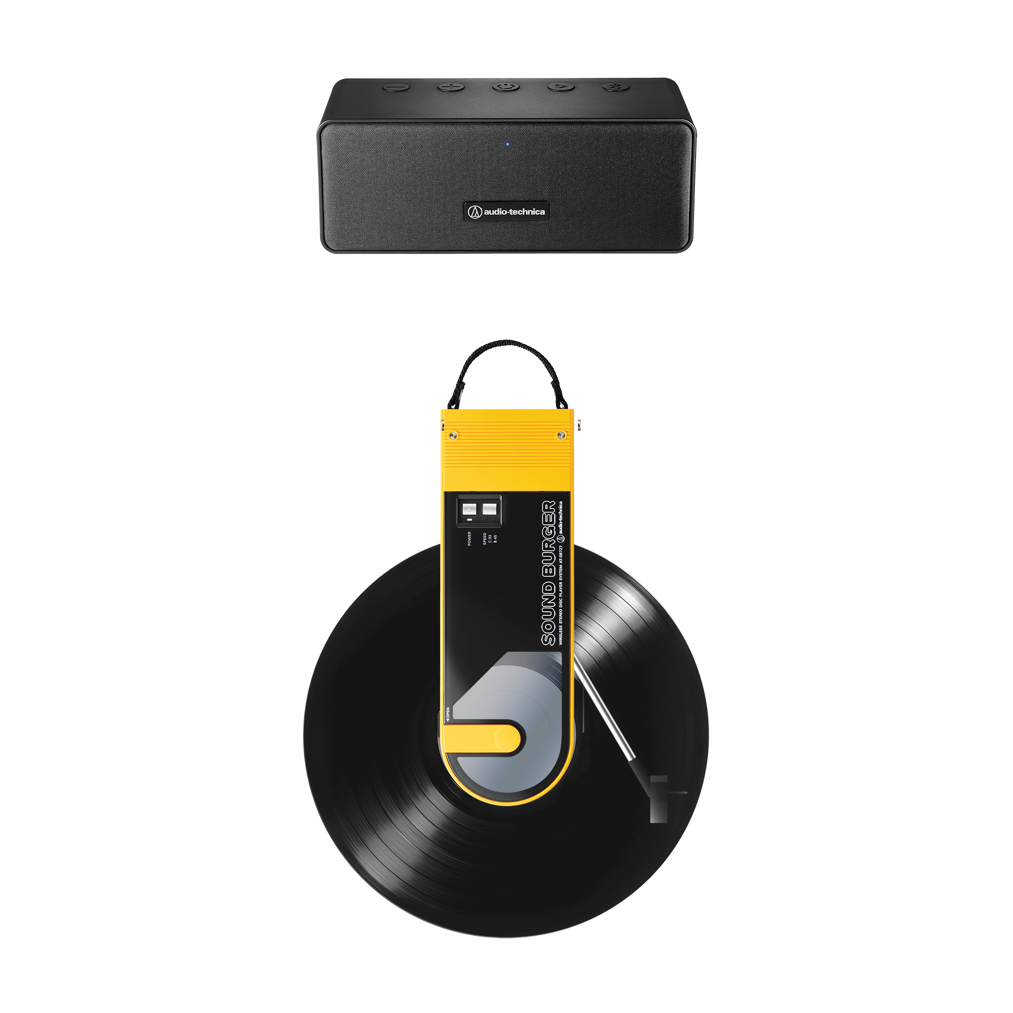 Audio-Technica - ATSB727YLP2 Turntable Speaker Pack