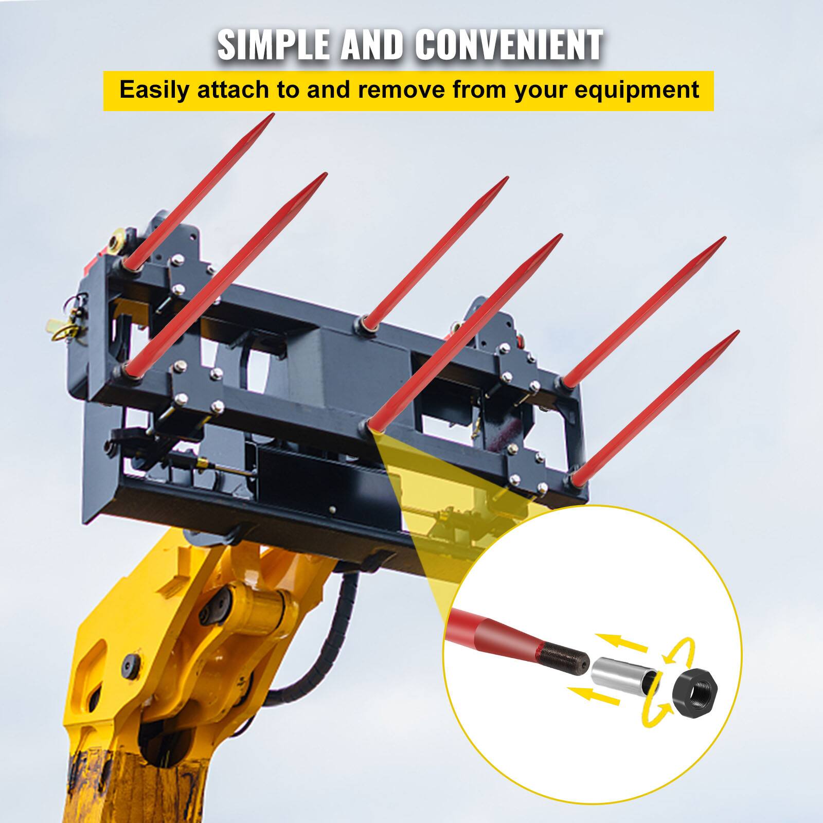 SIMPLE AND CONVENIENT  
Easily attach to and remove from your equipment