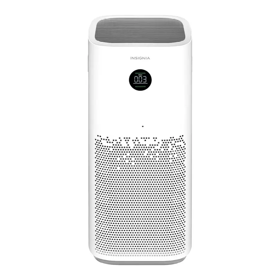 Insignia 497 sq ft hepa air purifier with energy star certification