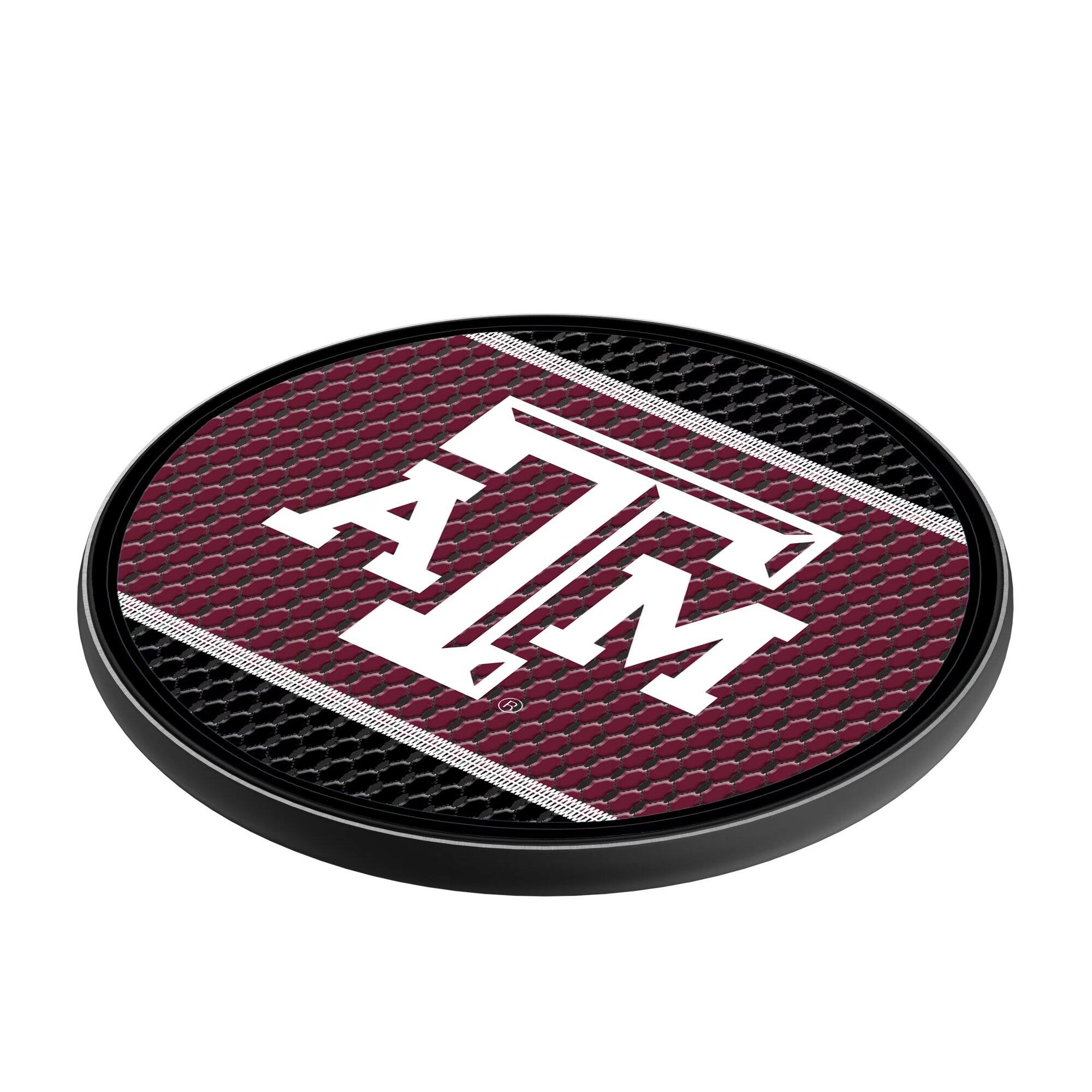 Alt View 1. Keyscaper - Texas A&M Aggies Wireless Charging Pad - Multicolor.