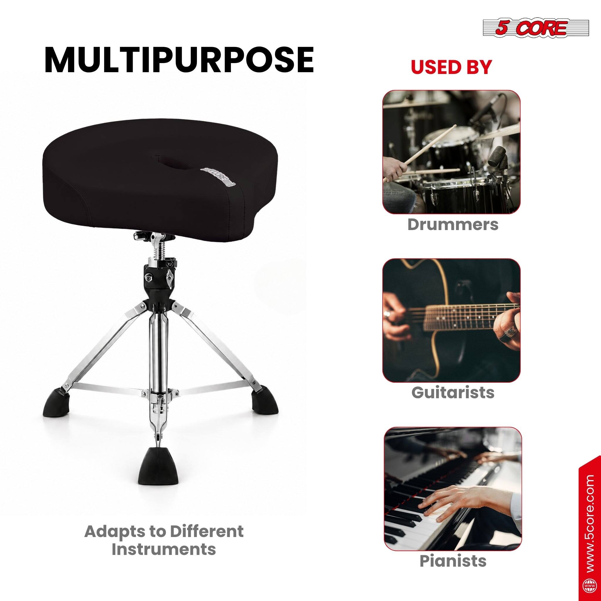 MULTIPURPOSE 5 CORE USED BY Drummers Guitarists Adapts to Different Instruments Pianists www.5core.com