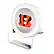 Front. Keyscaper - Cincinnati Bengals Linen Print Nightlight Charger & Bluetooth Speaker - White.
