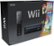 Angle Standard. Nintendo - Nintendo Wii Console (Black) with New Super Mario Bros. Wii Game and Music CD.