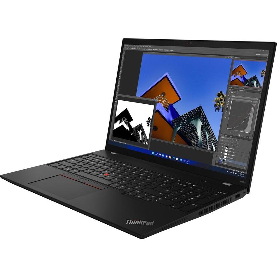 Alt View 6. Lenovo - Lenovo ThinkPad P16s Gen 2 21K90012US 16" Mobile Workstation - WQUXGA - AMD Ryzen 7 PRO 7840U - 64 GB - 1 TB SSD - Black.
