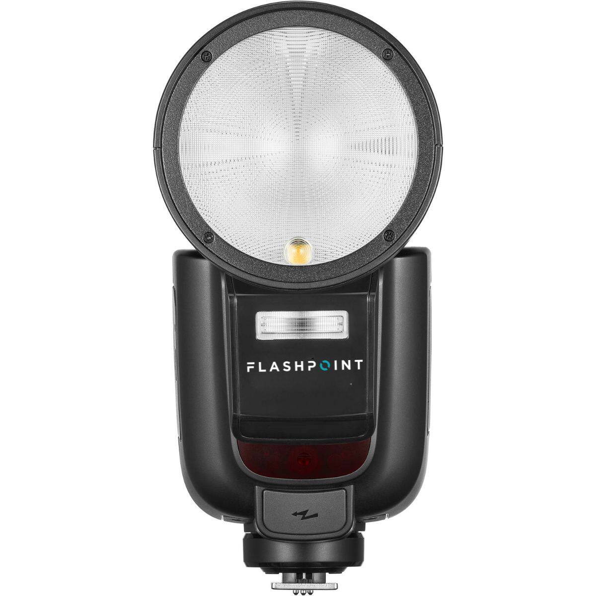 Alt View 2. Flashpoint - Flashpoint Zoom Li-on X PRO R2 TTL On-Camera Round Flash Speedlight For Canon (Godox V1 Pro).