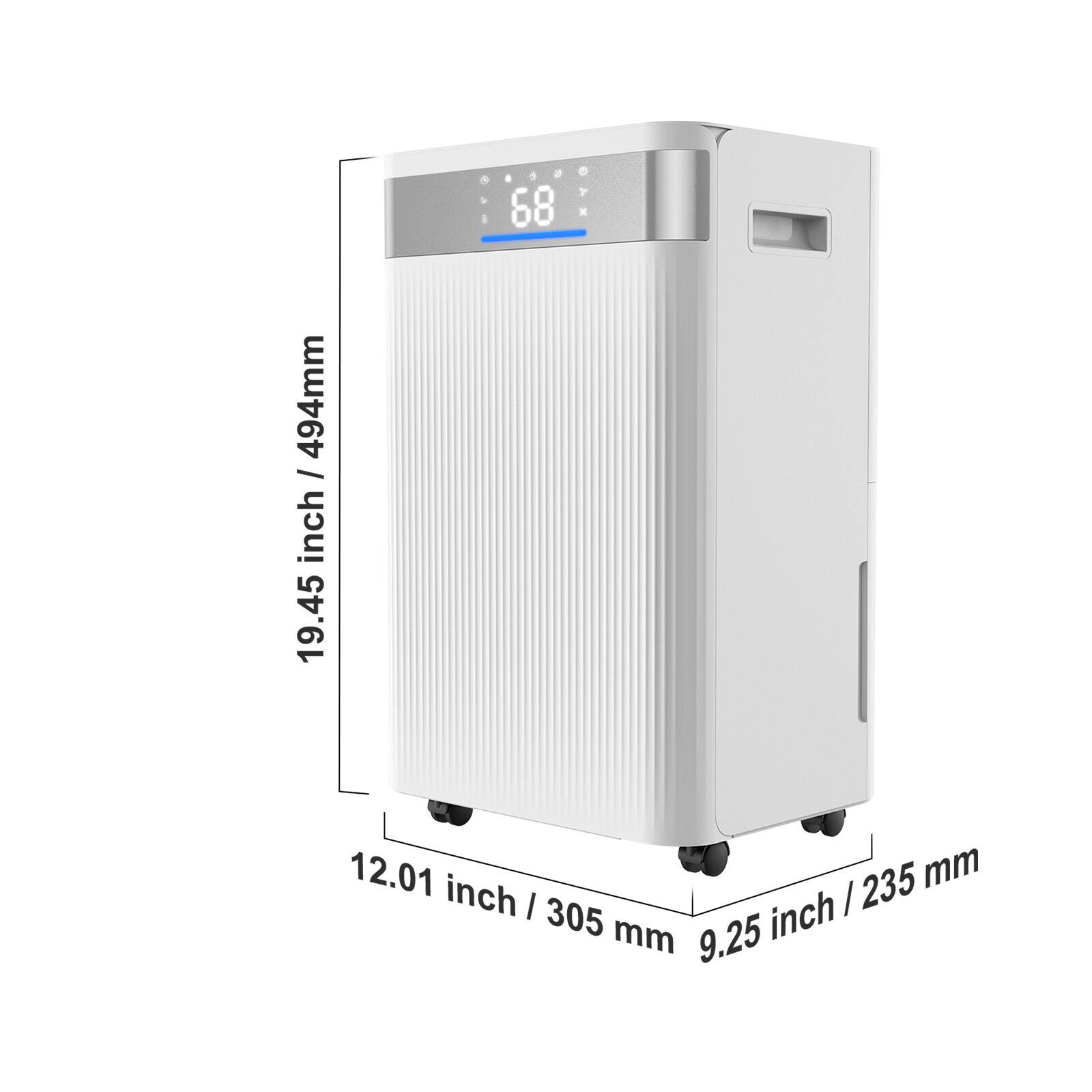 68  
19.45 inch / 494 mm  
12.01 inch / 305 mm  
9.25 inch / 235 mm