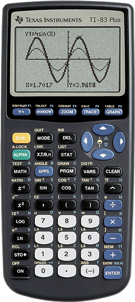 TI-83 Graphic Graphing Calculator plus sliding cover Texas Instruments TI83 
