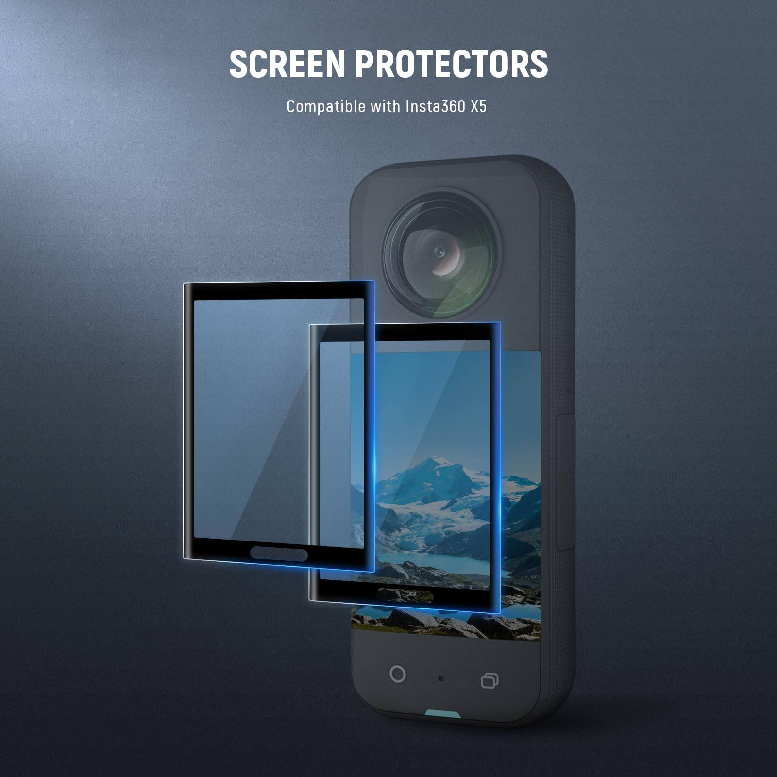 SCREEN PROTECTORS  
Compatible with Insta360 X5