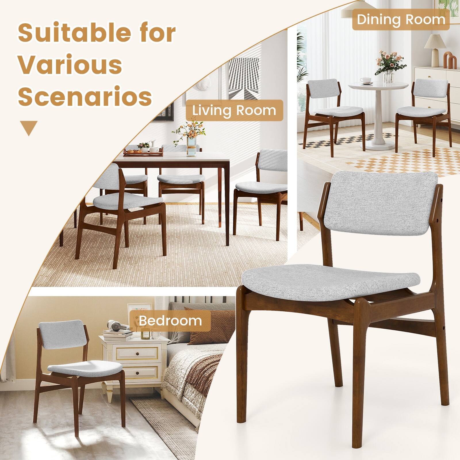 Suitable for Various Scenarios

- Living Room
- Dining Room
- Bedroom
