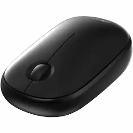 Front. Acer - Acer AMR100 Mouse - Optical - Wireless - 32.81 ft - Radio Frequency - 2.40 GHz - Black - 1600 dpi - Scroll Wheel - 3 - Black.