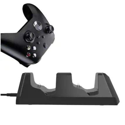 Front. Stock Preferred - Xbox One & Series X|S Controller Charging Station Dock.