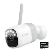 Reolink - Altas Series B630 2K 4MP Battery Security Camera Wireless WiFi with Pre-Record, ColorX, Long Batt. Life and 64GB SD Card - White - Front_Zoom