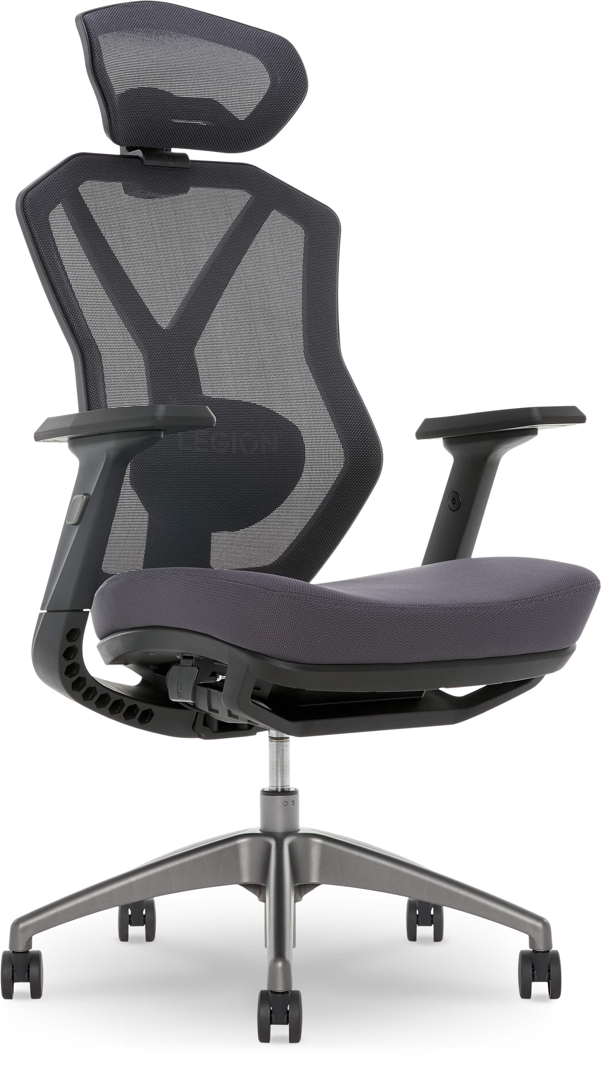 Lenovo - Legion Mesh Gaming Chair - Space Gray - Front_Zoom