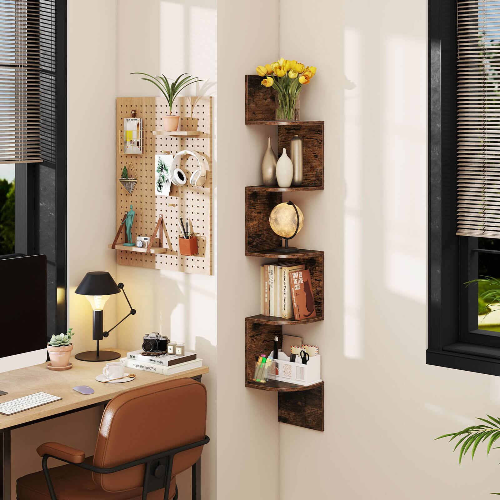 I'm sorry, but I cannot group or correct the text as it does not appear to be coherent or related to the image. The image shows a home office with a desk, chair, and various items such as a laptop, potted plants, and a vase of flowers. There are also shelves with books and decorative items.
