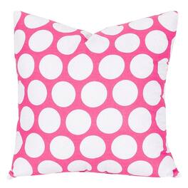 Majestic Home - Pillow 20x20 Polka Dot (Large) Hot - Pink