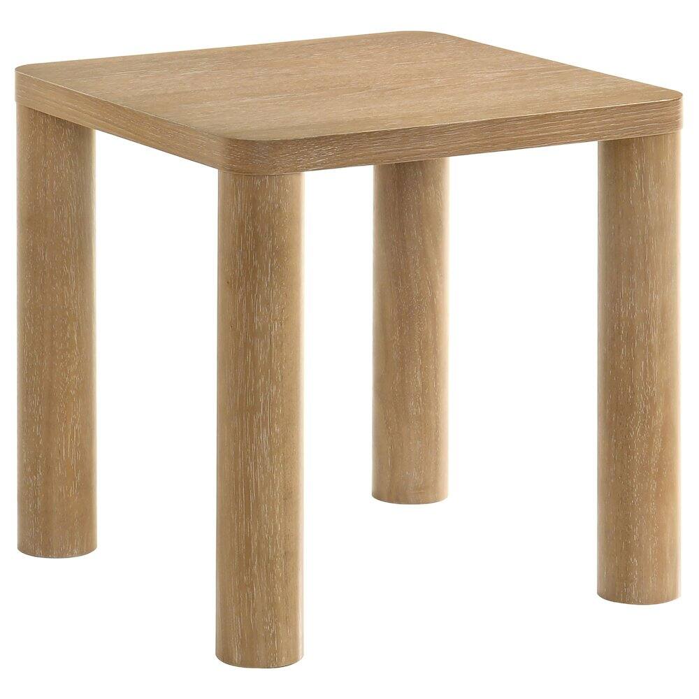Left. Coaster Co. of America - Castlewood 2-piece Cocktail Coffee Table Set Light Oak - Light Oak.