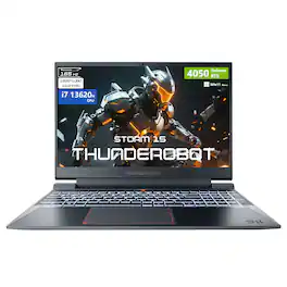 Thunderobot - STORM 15 15.6" FHD Gaming Laptop - Intel Core i7-13620H with 16GB RAM - NVIDIA GeForce RTX 4050 - 1TB SSD - Black