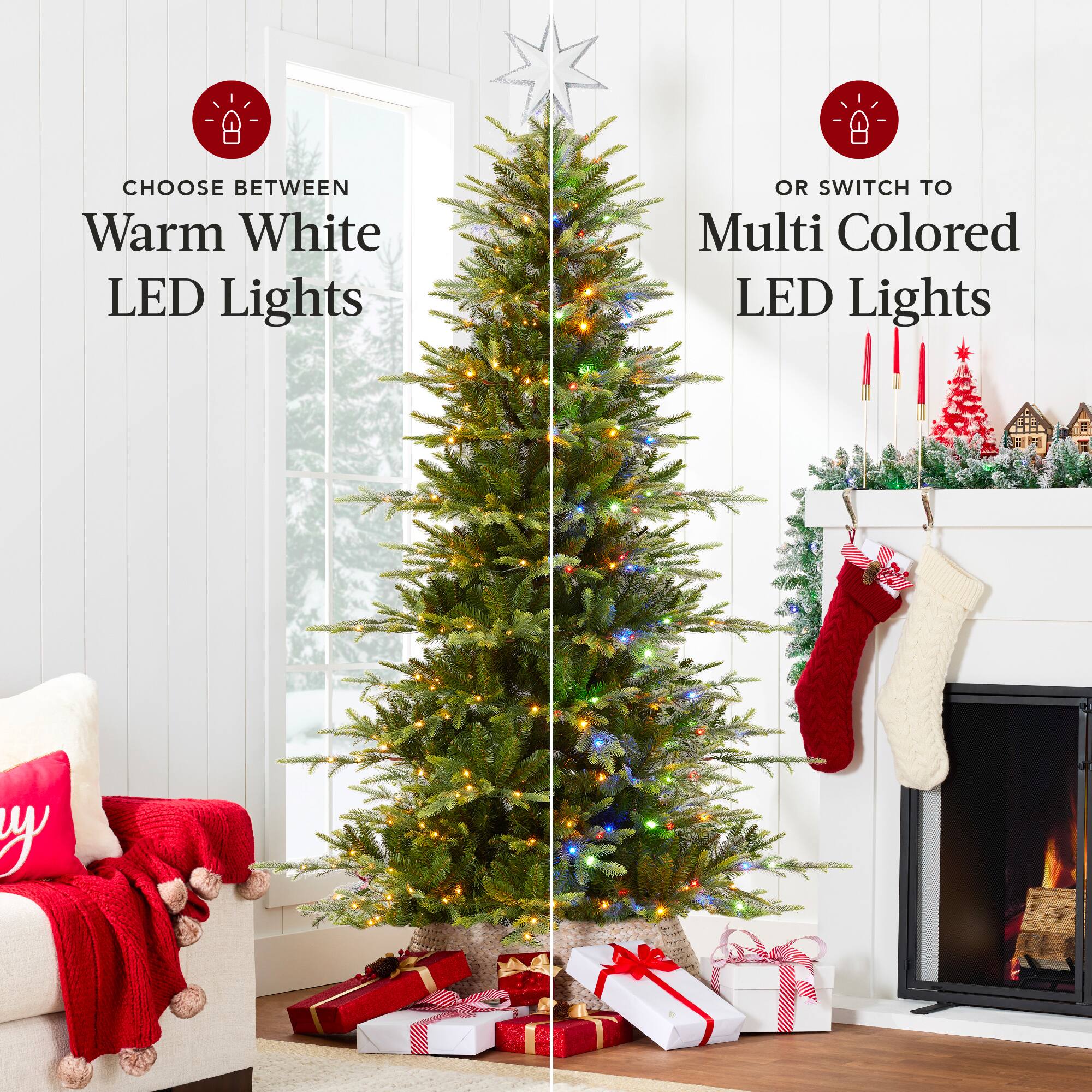 CHOOSE BETWEEN Warm White LED Lights OR SWITCH TO Multi Colored LED Lights