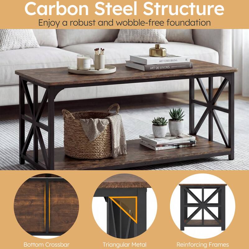 Carbon Steel Structure  
Enjoy a robust and wobble-free foundation

Bottom Crossbar  
Triangular Metal  
Reinforcing Frames