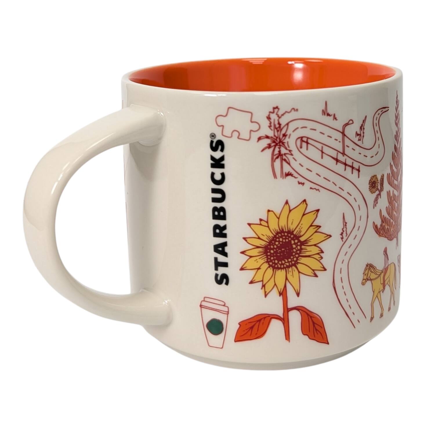Back. Starbucks - Starbucks Been There Series Tagaytay Ceramic Mug, 14 Oz - red.