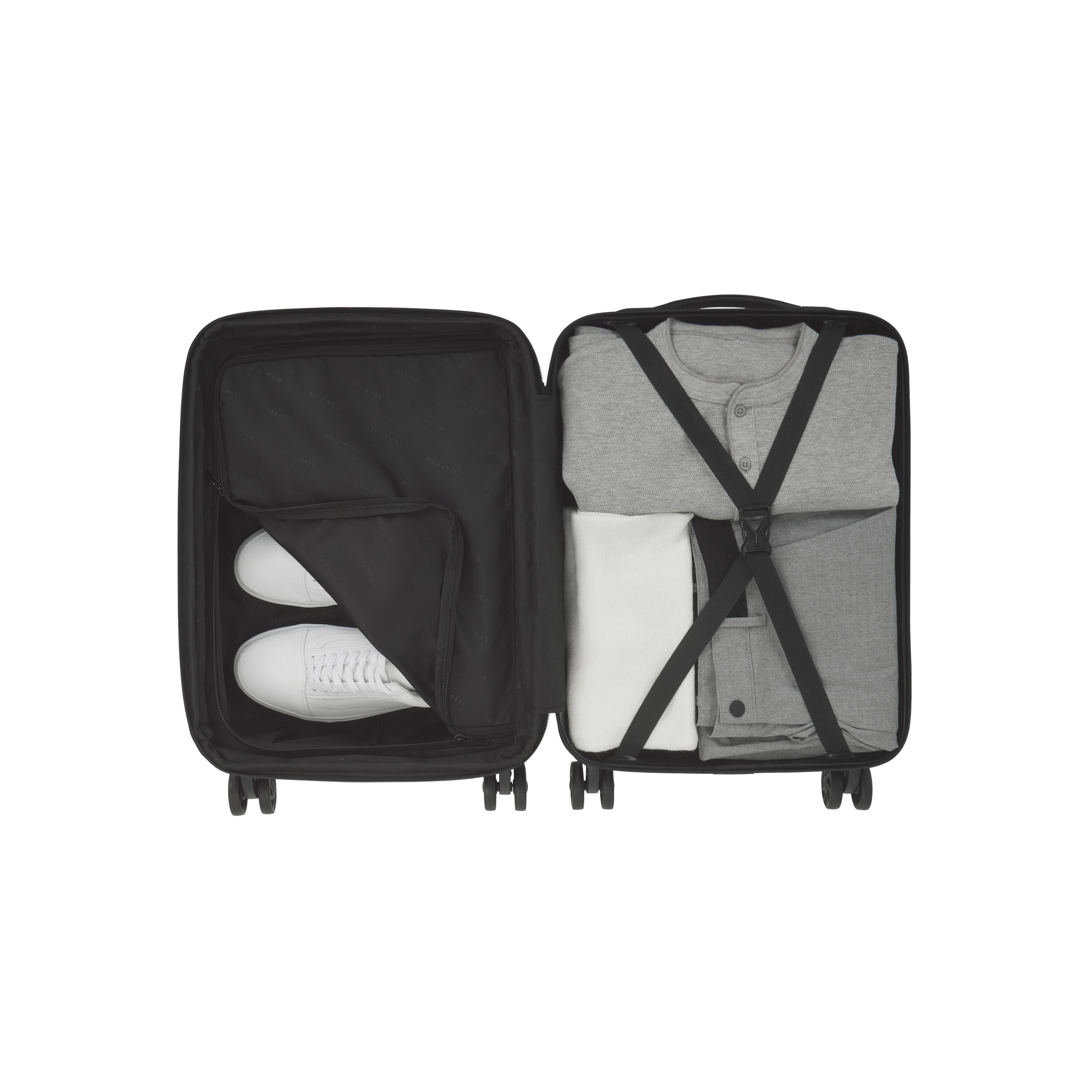 Back. Bugatti - Bugatti Tokyo 2 Piece Hardside Set Luggage - LAVENDER.