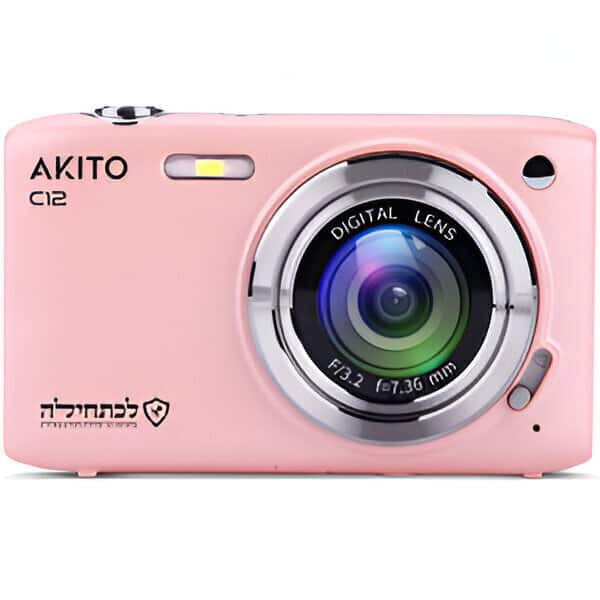 Akito - PLUS C12 Digital Camera, Pink