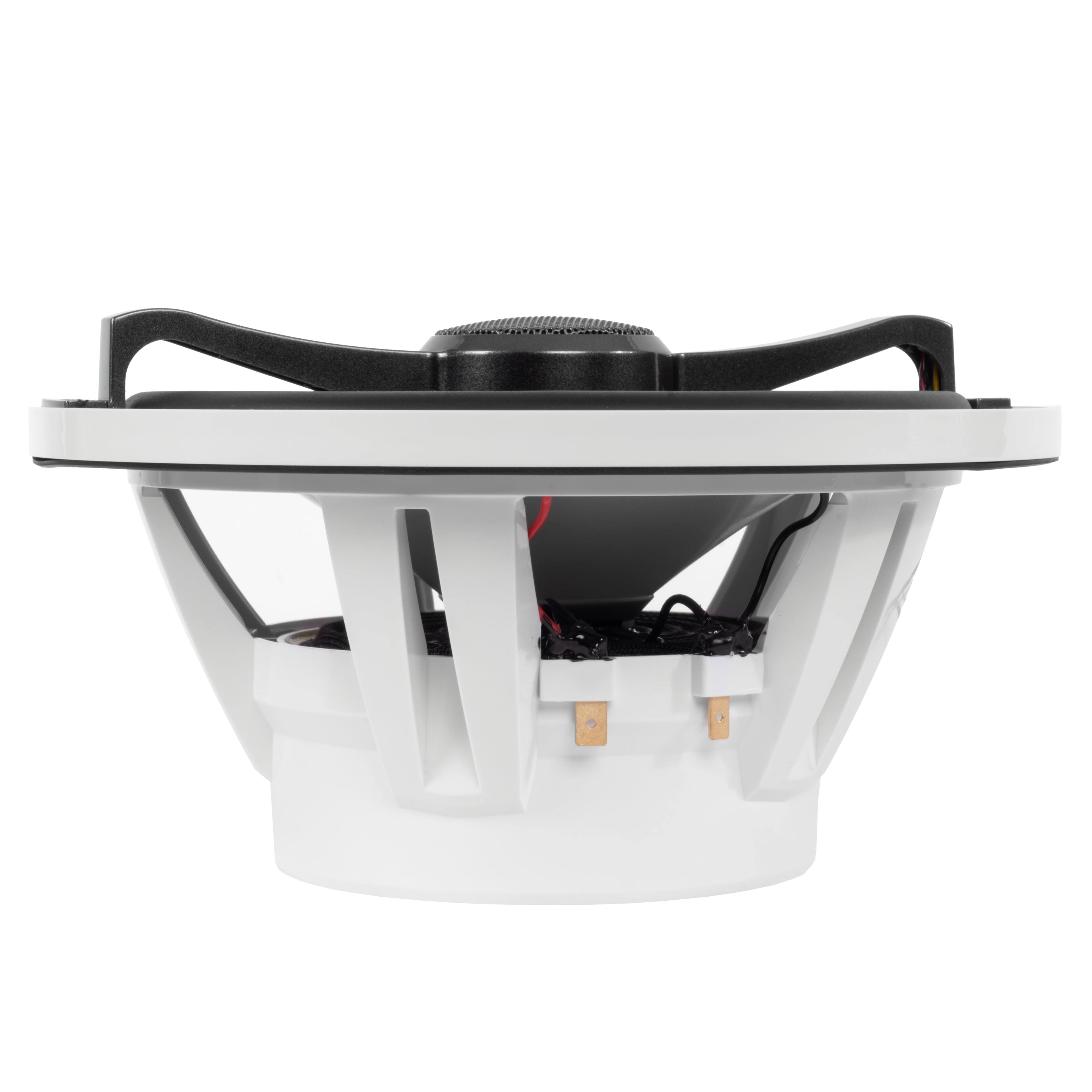 Alt View 4. NVX - MVSP8 (Includes White & Black Grill Sets) 750W Peak (250W RMS) 8in V-Series 2-Way Marine Speakers.