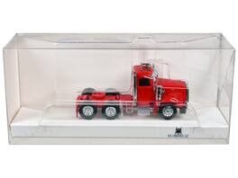 HO Logistics Replicas - Peterbilt 367 Day Cab Red 1/87 (HO) Scale Plastic Model Car by HO Logistics