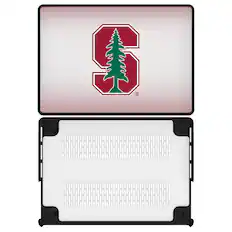 Front. Keyscaper - Stanford Cardinal Linen MacBook Case - Pro 14 in - Multicolor.