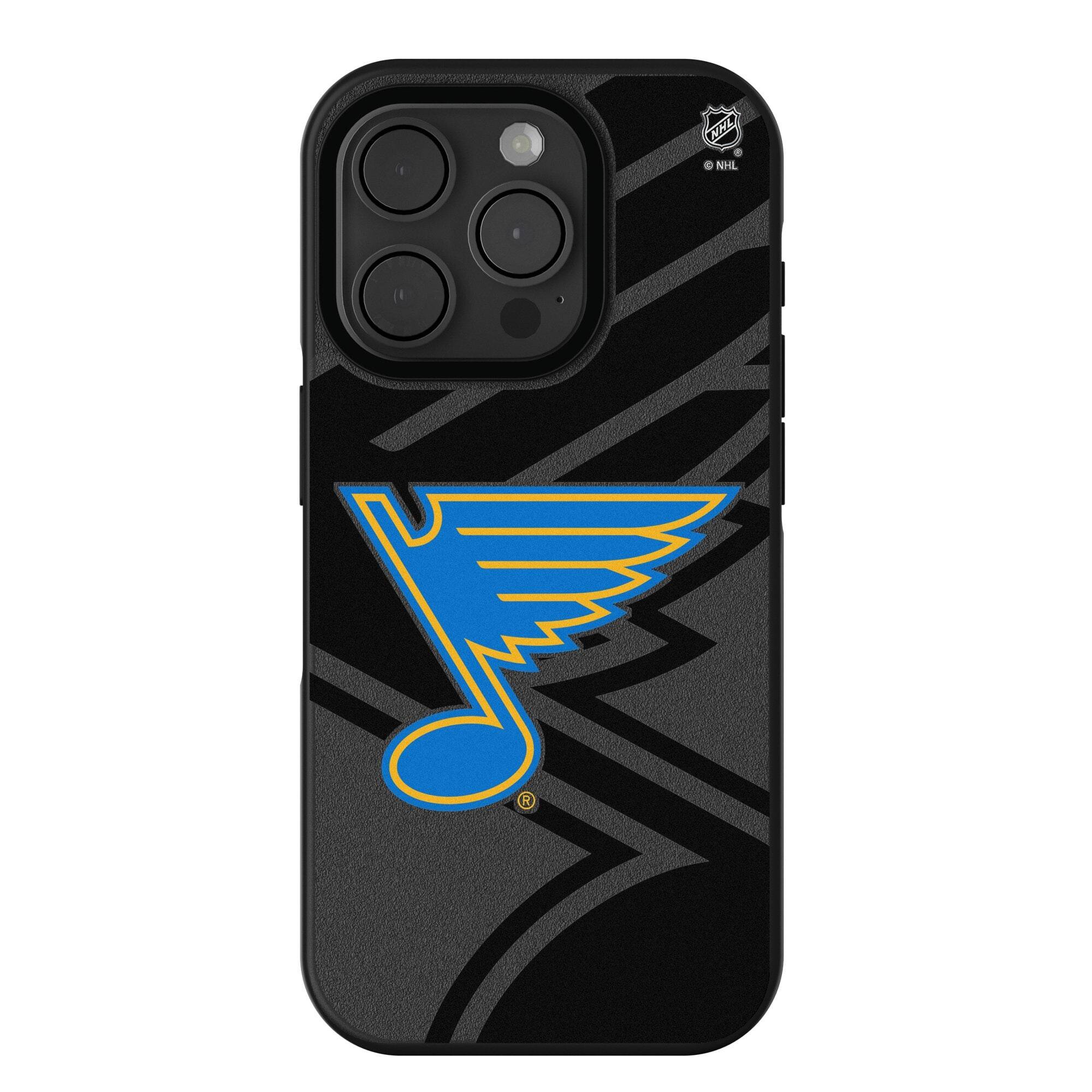 Front. Keyscaper - St. Louis Blues Bump Case with 8.2ft Drop Protection - 15 - Multicolor.