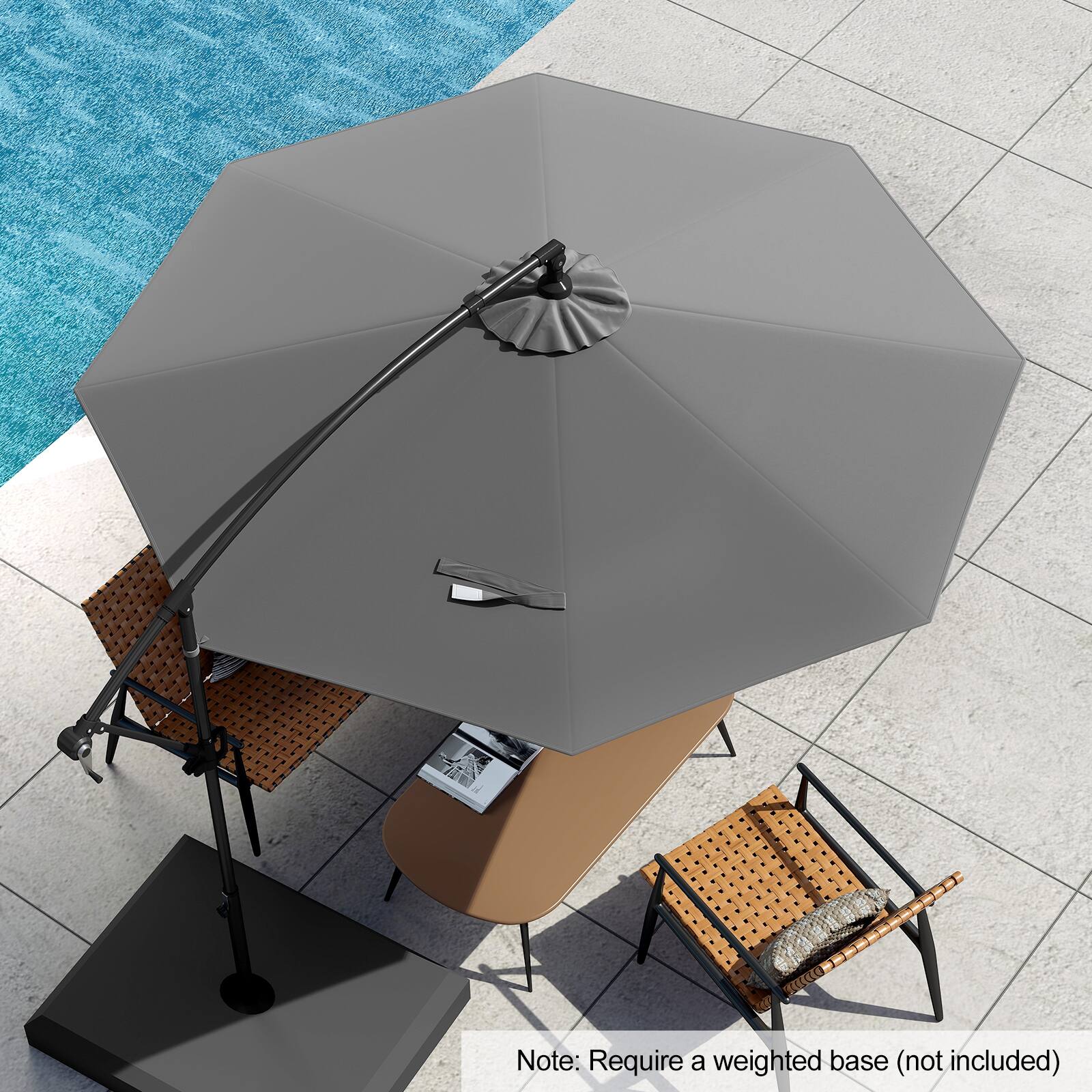 Note: Require a weighted base (not included)