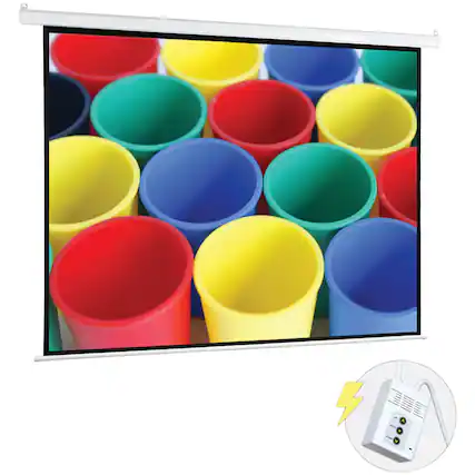 PYLE - Prjelmt76 72-in. Motorized Projector Screen