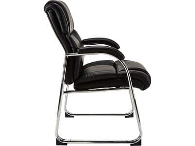 Staples Sonada Faux Leather Guest Chair, (28364 CC) Black - Best Buy