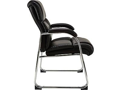 Alt View 2. Staples - Staples Sonada Faux Leather Guest Chair, Black (28364-CC) - Black.