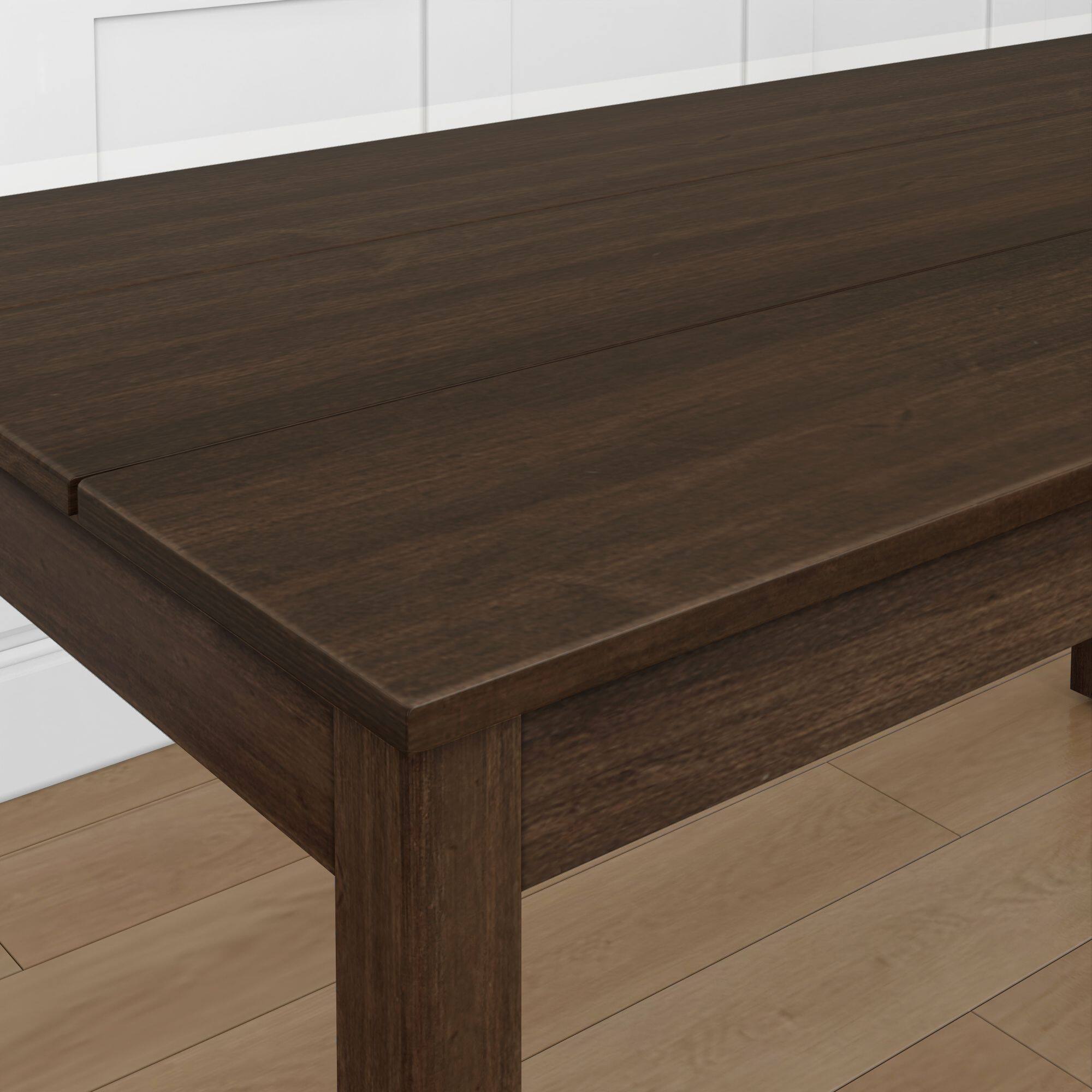 Alt View 2. Grain & Grove - Rectangular Dining Table (60in / 1524mm), Walnut - Walnut.