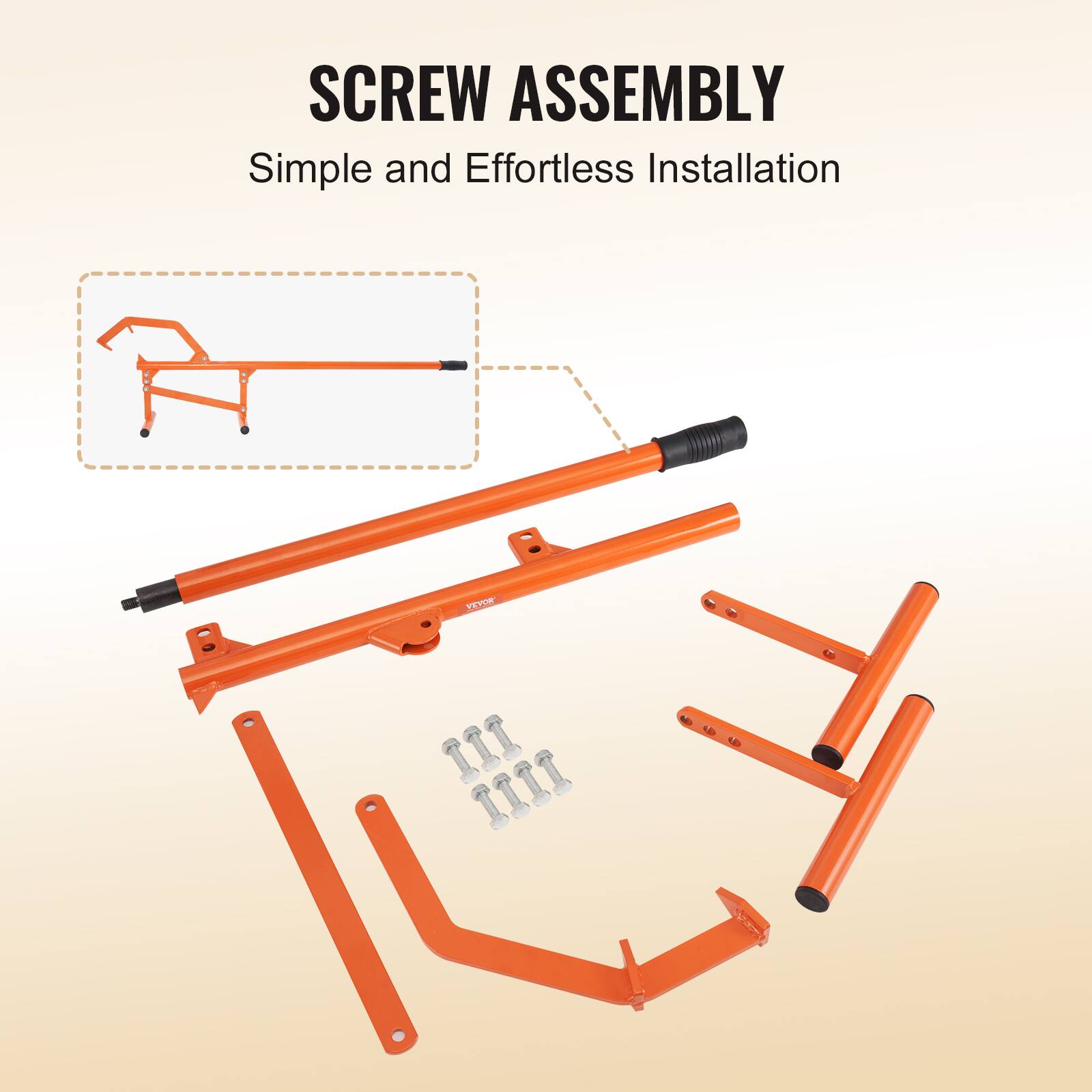 SCREW ASSEMBLY  
Simple and Effortless Installation
