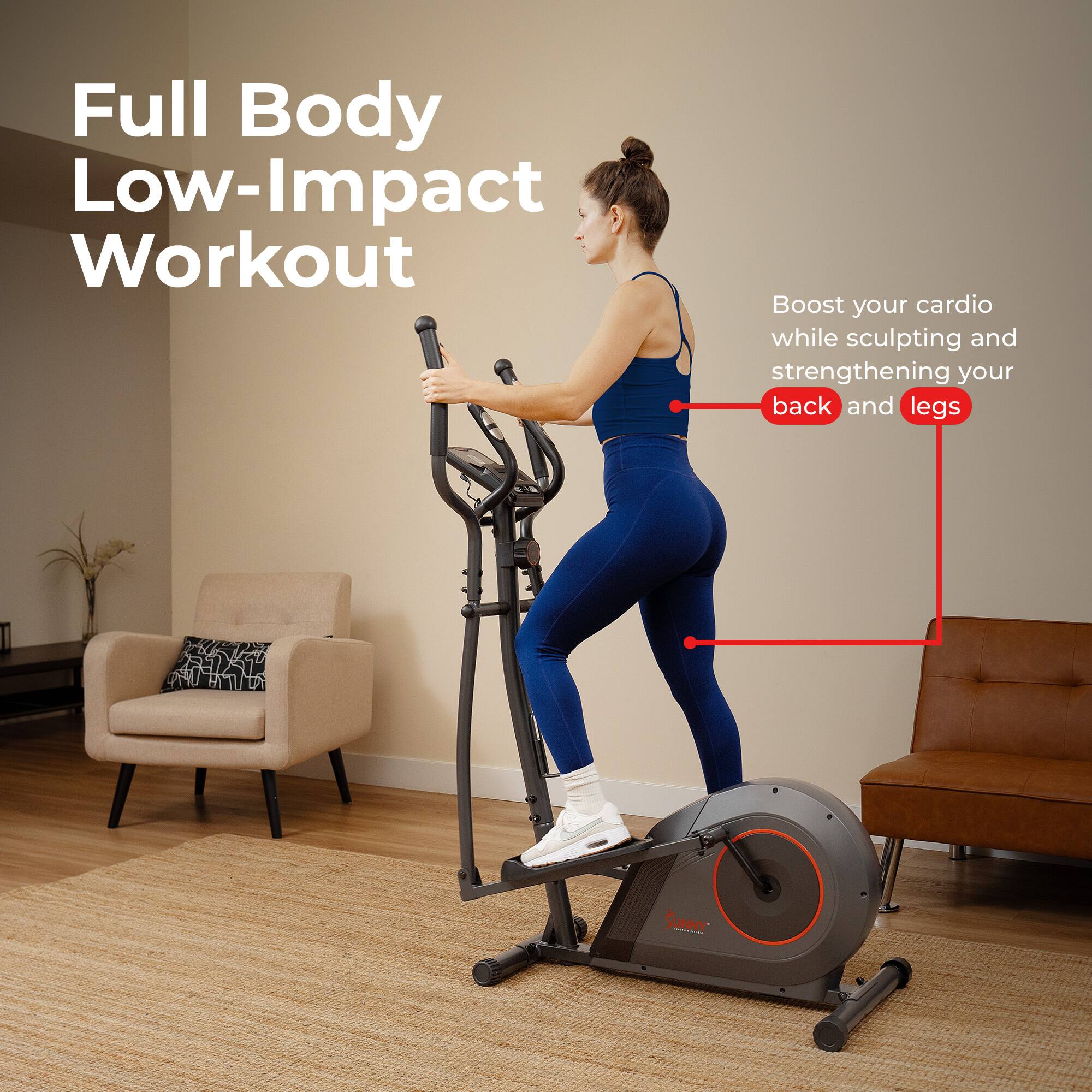 Full Body Low-Impact Workout

Boost your cardio while sculpting and strengthening your back and legs